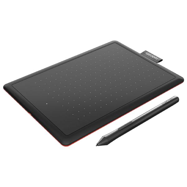 Графический планшет Wacom ONE Medium CTL-672-N, Чёрный Красный  photo 3
