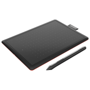 Графический планшет Wacom ONE Medium CTL-672-N, Чёрный Красный 