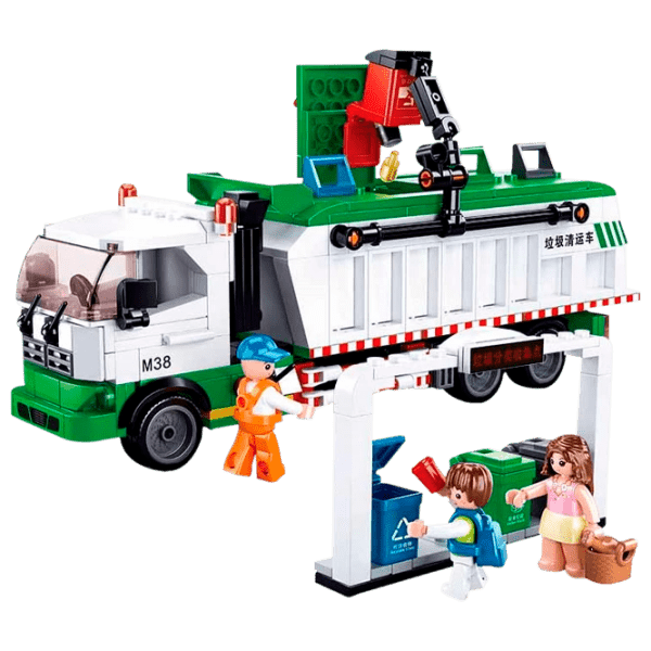 Конструктор Sluban Garbage Truck Разноцветный Количество деталей 432, 6+ photo 4