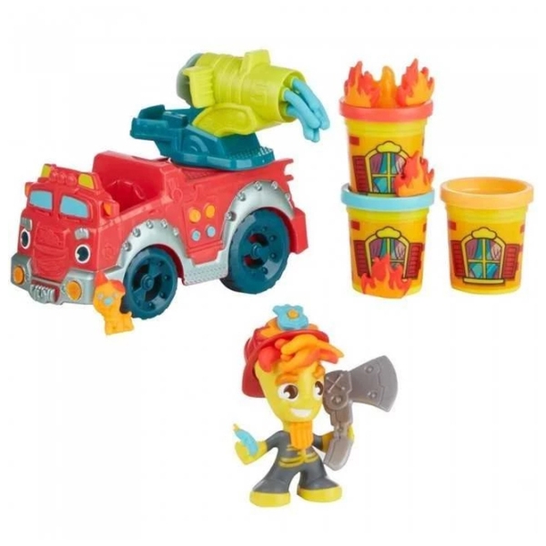 Set de creație Hasbro Play-Doh TOWN FIRE TRUCK B3416 Multicolor Pentru copii, 3+ photo 5