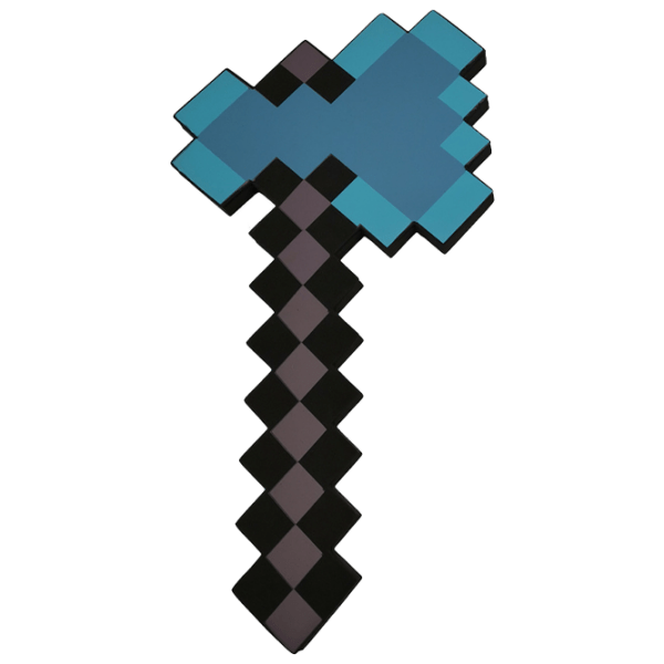 Jucărie Minecraft Minecraft Pixel Foam Blue pentru băieți, 3+ photo 3