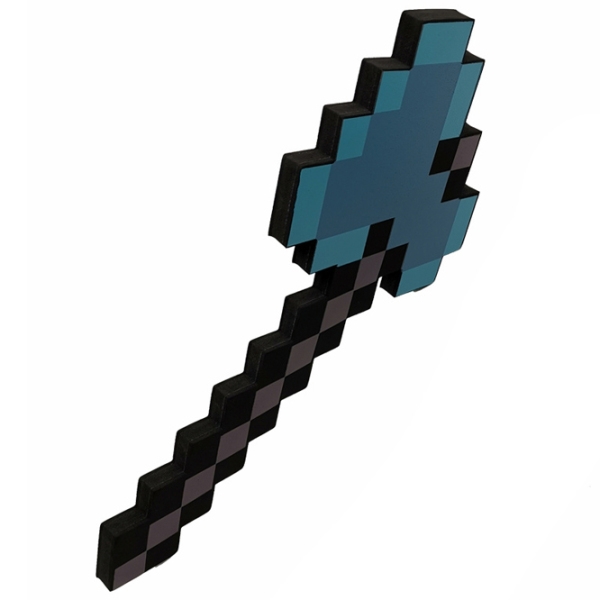 Jucărie Minecraft Minecraft Pixel Foam Blue pentru băieți, 3+ photo 5