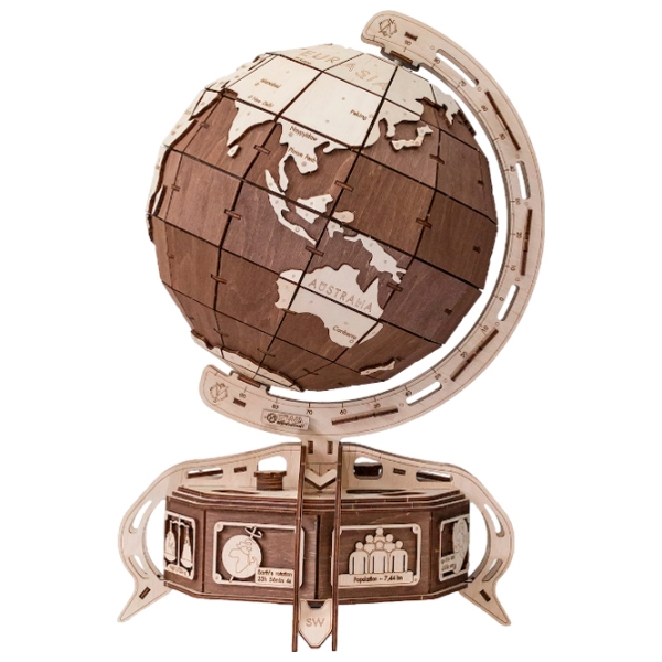 Пазл 3D Ewa Toys The Globe (4815123000389) Количество деталей: 393, Рекомендуемый возраст: 14+ photo 1