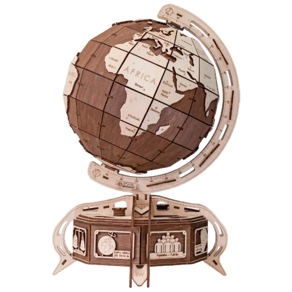 Пазл 3D Ewa Toys The Globe (4815123000389) Количество деталей: 393, Рекомендуемый возраст: 14+ photo 3
