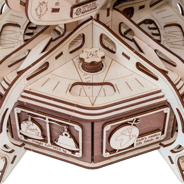 Пазл 3D Ewa Toys The Globe (4815123000389) Количество деталей: 393, Рекомендуемый возраст: 14+ photo 4