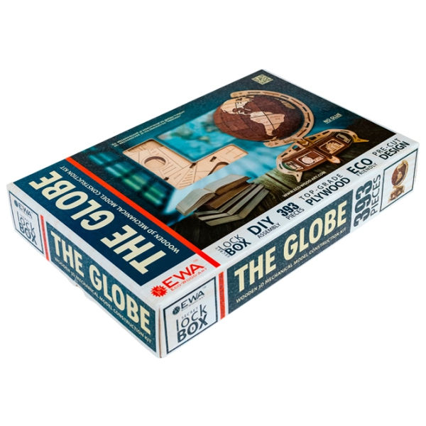 Пазл 3D Ewa Toys The Globe (4815123000389) Количество деталей: 393, Рекомендуемый возраст: 14+ photo 6