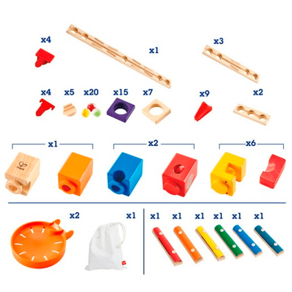 Constructor Hape E6012 Multicolor Numărul de piese 96, 4+ photo 5