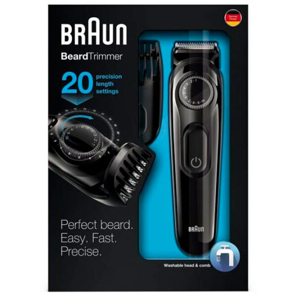Триммер для лица Braun BT3020 Черный  photo 6