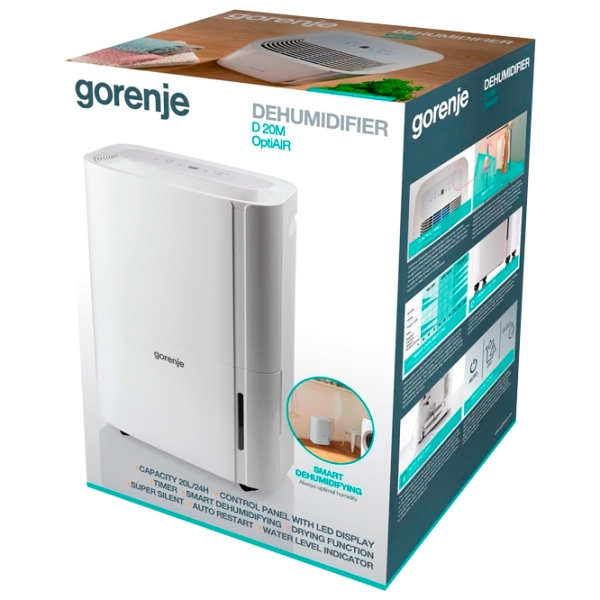 Uscător de aer Gorenje D20M White 440 W, 52 m² photo 13