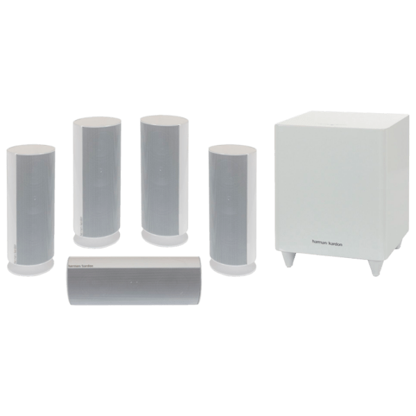 Sistem audio Harman Kardon HKTS 30WQ Home Cinema 5.1, White  photo 5