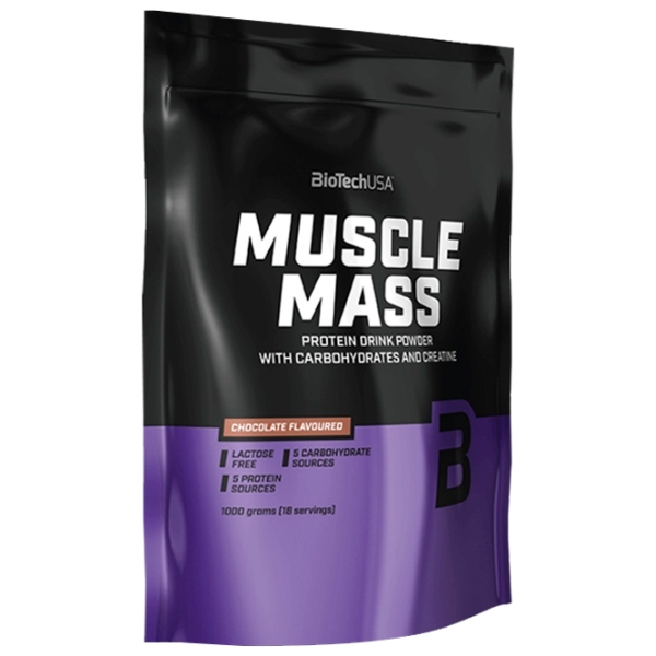 Гейнер BioTechUSA Muscle Mass (5999076223268) 1000 г photo 1