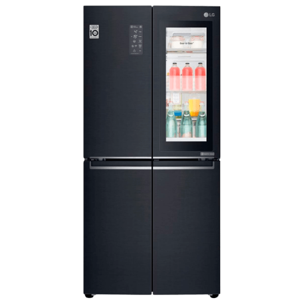 Frigider LG GC-Q22FTBKL Black 315l/ No Frost, 143l/ No Frost, A+ photo 1