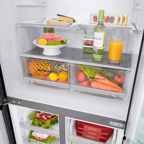 Frigider LG GC-Q22FTBKL Black 315l/ No Frost, 143l/ No Frost, A+ photo 10