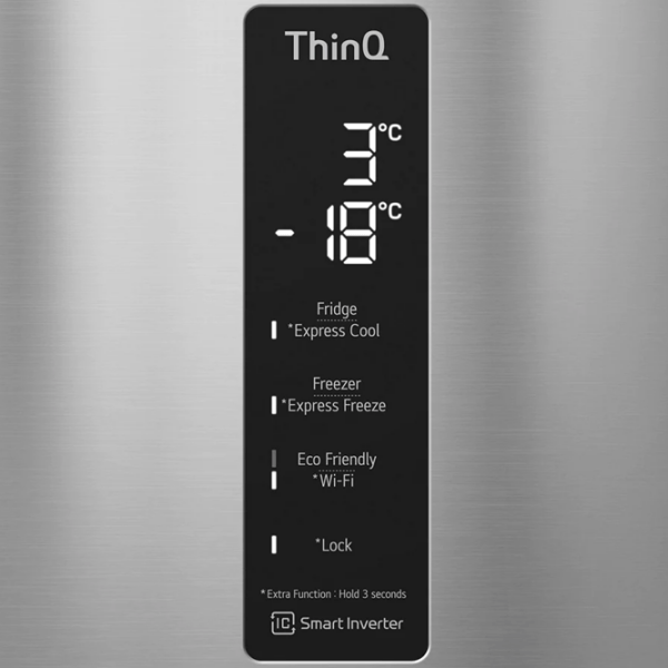 Frigider LG GA-B459MMQM Inox 234l/ No Frost, 127l/ No Frost, A++ photo 7