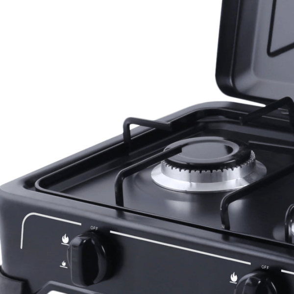 Brock GS2003BK Black Pe gaz, Oțel emailat photo 4