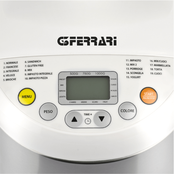 Хлебопечка G3 Ferrari G10078 Белый 550 Вт, 1000 г photo 3