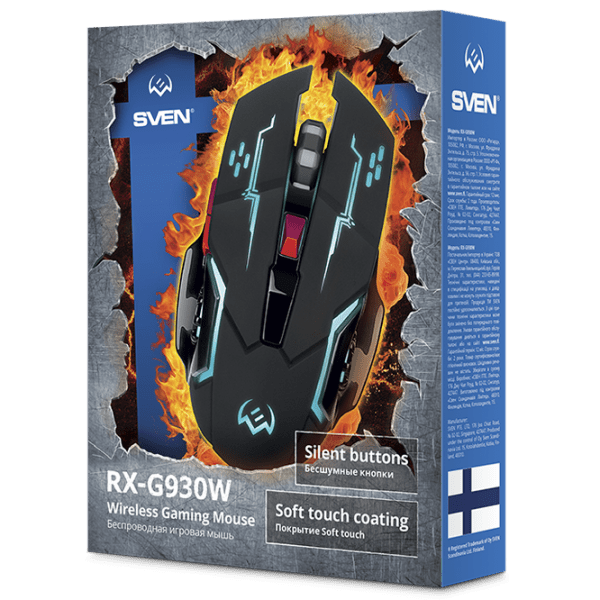 Mouse Sven RX-G930W Black Fără fir / 2400 dpi photo 27