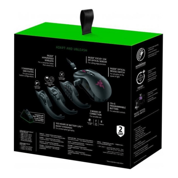 Мышь Razer Naga Pro Черный Беспроводные / 20000 dpi photo 9