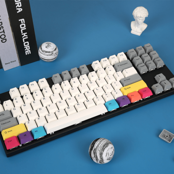 Tastatură Varmilo CMYK Multicolor Gaming, Cu fir photo 9