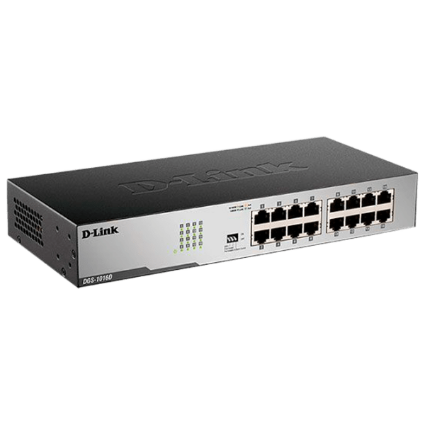 Switch D-Link DGS-1016D Black 32 Gbit/ s photo 1