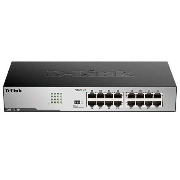 Switch D-Link DGS-1016D Black 32 Gbit/ s photo 2