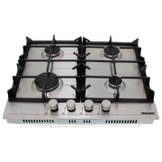 Газовая варочная панель Wolser WL-64G White Стеклокерамика, Решетка: Чугунная