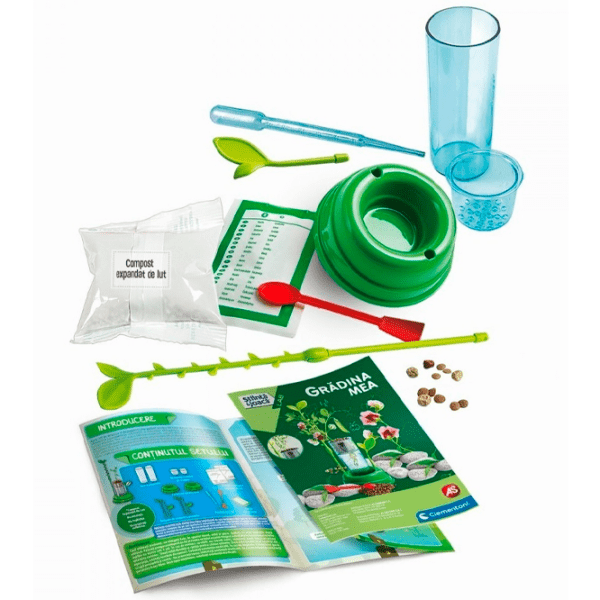 Set de creație Clementoni Știință & Joacă Grădina Mea 1026-50906 Green Pentru copii, 8+ photo 5