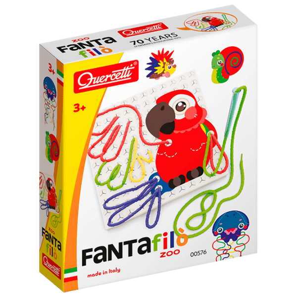 Set de creație Quercetti Fantafilo Zoo 8007905005767 Multicolor Pentru copii, 3+ photo 1