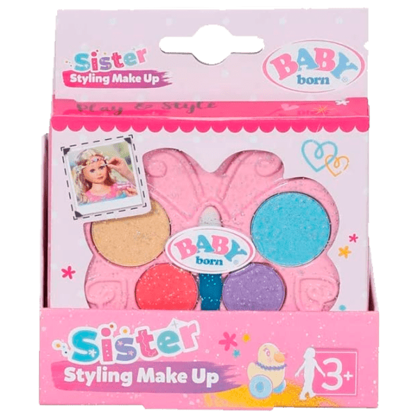 Креативный набор Baby Born Play & Style Sister Styling Make up 828724 Розовый Для девочек, 3+ photo 1