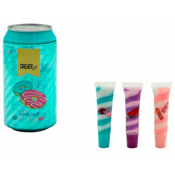 Set de creație Create it Candy Can Set de cosmetică în borcan 84815 Multicolor Pentru fetițe, 6+ photo 2