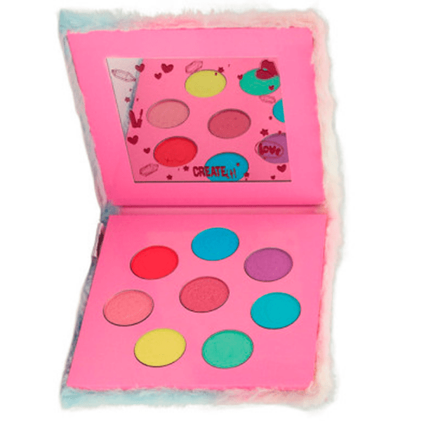 Set de creație Create it Eyeshadow Palette Fluffy 84535 Pink Pentru fetițe, 6+ photo 3