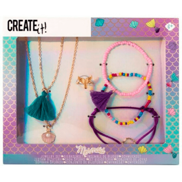 Креативный набор Create it Mermaid Комплект украшений 84630 Разноцветный Для девочек, 6+ photo 3