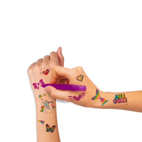 Креативный набор Wecool do-it-yourself Glitzy Tattoos 301106 Разноцветный Для девочек, 6+ photo 4