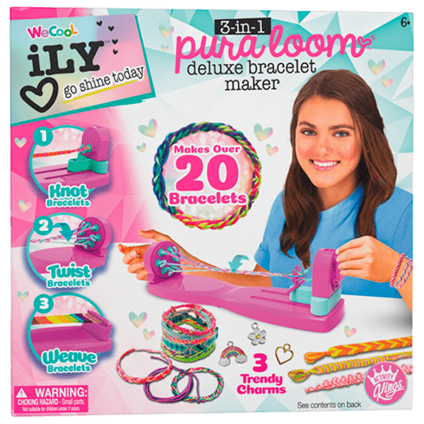 Креативный набор Wecool Pura Loom Deluxe Bracelet Maker 760939626374 Разноцветный Для девочек, 6+ photo 1