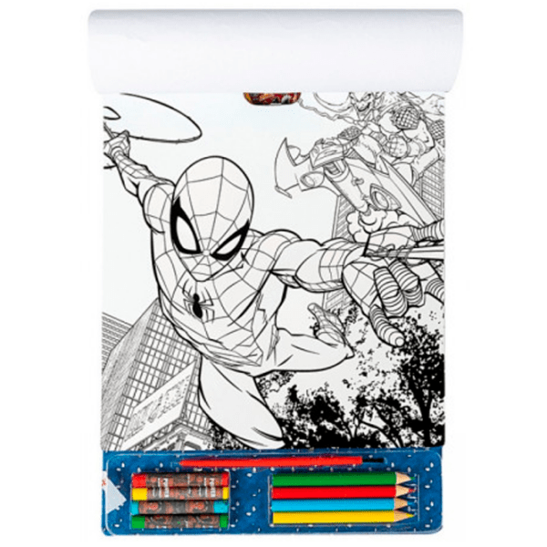 Set de creație Total Office Spider-Man Magic Artis Pad Spe1911 Red Pentru băieți, 7+ photo 2