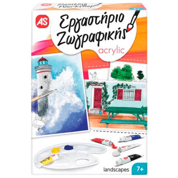 Set de creație As Kids Acrylic Peisaje 1038-11037 Multicolor Pentru copii, 7+ photo 1