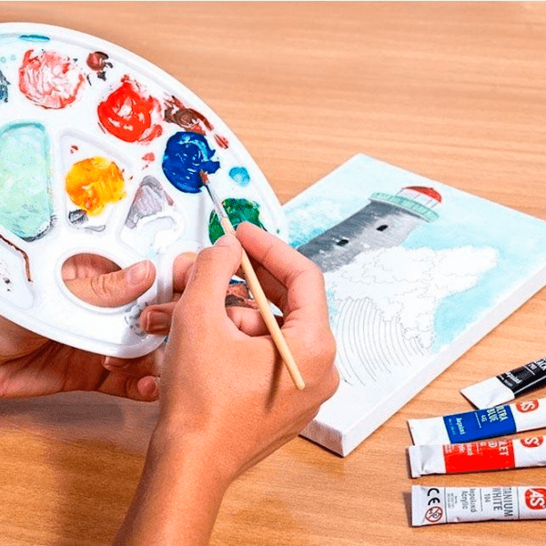 Set de creație As Kids Acrylic Peisaje 1038-11037 Multicolor Pentru copii, 7+ photo 4