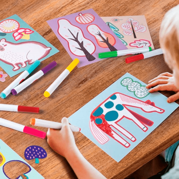 Set de creație As Kids Art My First Markers 1038-21062 Multicolor Pentru copii, 2+ photo 5