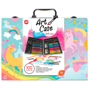 Set de creație As Kids Washable Markers Art Case Deluxe 1038-82051 Multicolor Pentru fetițe, 3+