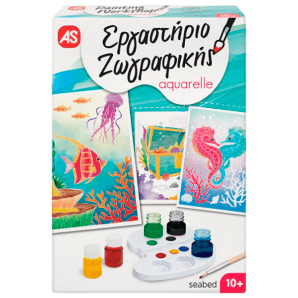 Set de creație As Kids Aquarelle Fundul Mării 1038-11024 Multicolor Pentru copii, 10+ photo 1