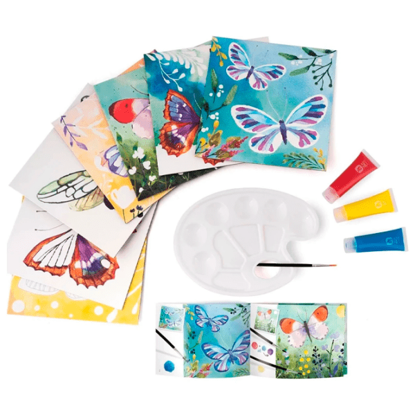 Set de creație As Kids Art Watercolors Butterflies 1038-21053 Multicolor Pentru copii, 3+ photo 3