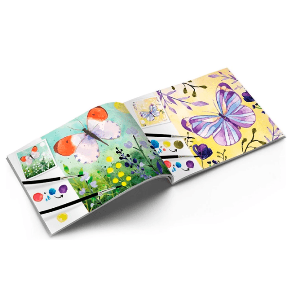 Set de creație As Kids Art Watercolors Butterflies 1038-21053 Multicolor Pentru copii, 3+ photo 4