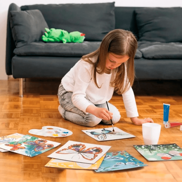 Set de creație As Kids Art Watercolors Butterflies 1038-21053 Multicolor Pentru copii, 3+ photo 5