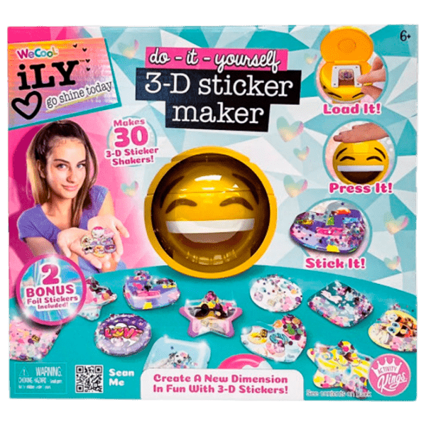Креативный набор Wecool do-it-yourself 3D Sticker Maker 112665 Разноцветный Для девочек, 6+ photo 1