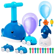 Set de creație ICOM Power Ballon Dolphin 7163050 Blue Pentru copii, 3+