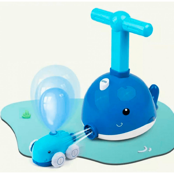 Set de creație ICOM Power Ballon Dolphin 7163050 Blue Pentru copii, 3+ photo 4