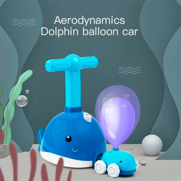 Set de creație ICOM Power Ballon Dolphin 7163050 Blue Pentru copii, 3+ photo 7