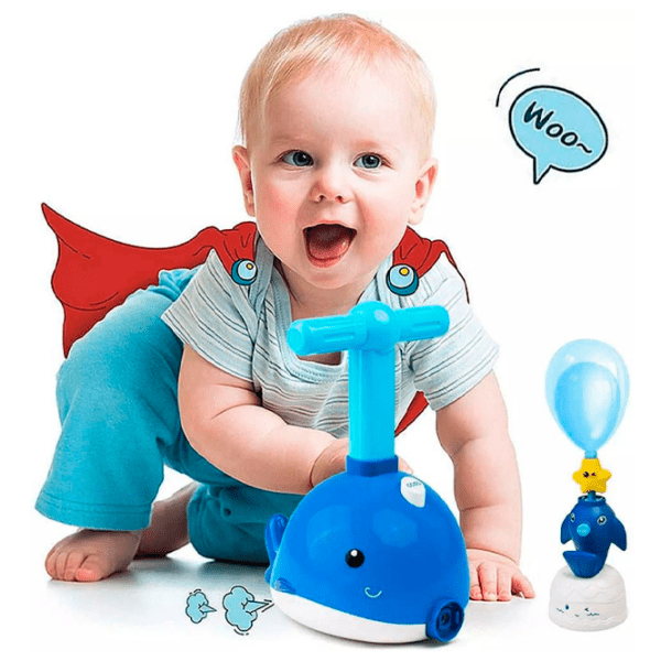 Set de creație ICOM Power Ballon Dolphin 7163050 Blue Pentru copii, 3+ photo 8