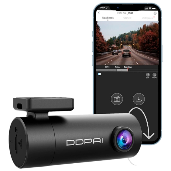 Cameră Auto DDPai Mini Pro Black CMOS/ Black photo 4