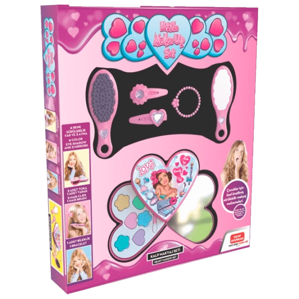 Set de creație Ucar Toys Little Make Up Set 258 8695989007489 Pink Pentru fetițe, 6+ photo 1
